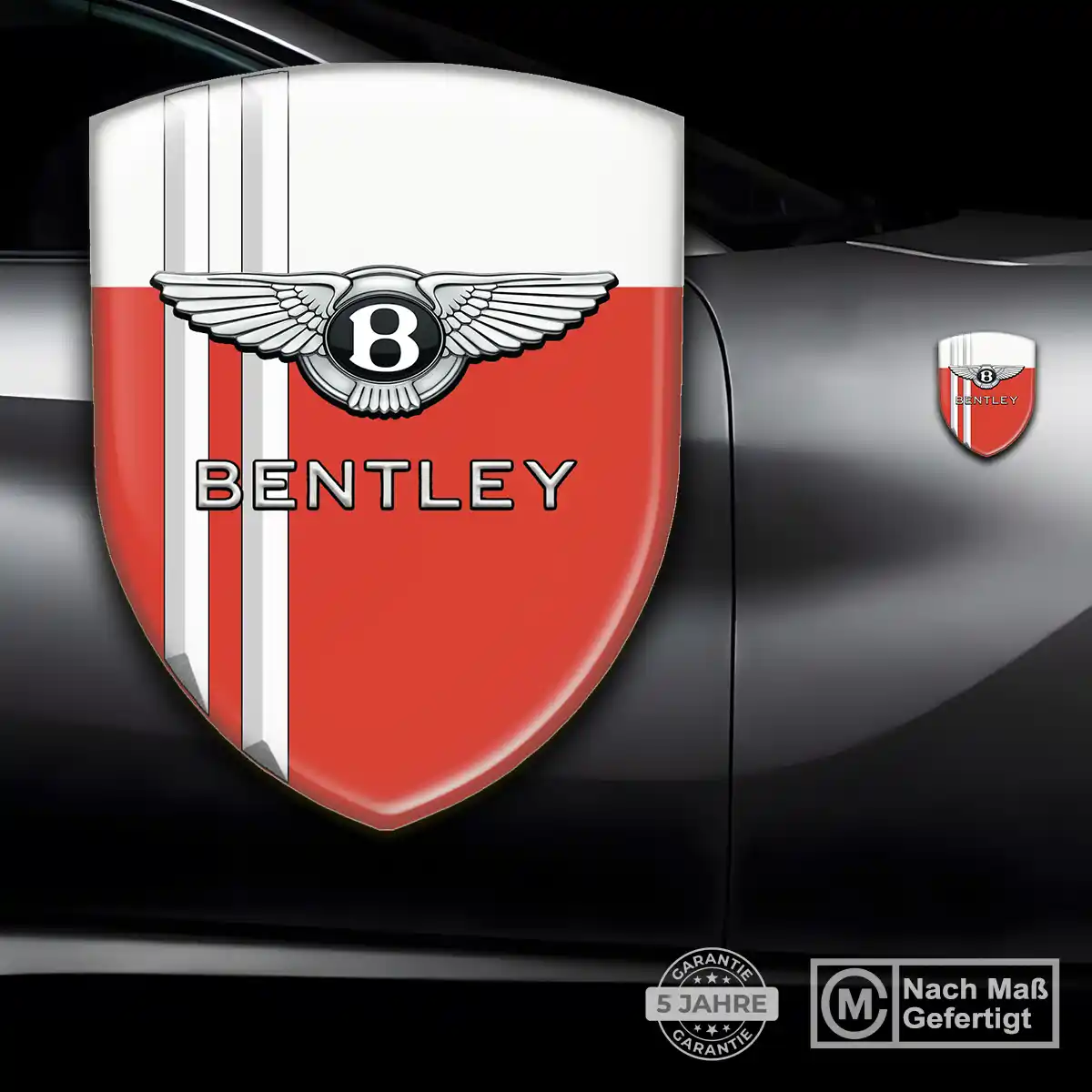 Bentley Emblem Aufkleber Wappen Tuningfahrzeug