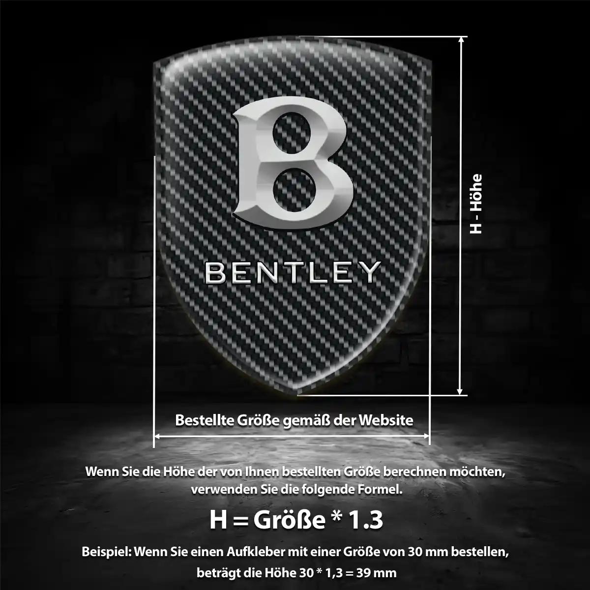 Bentley Emblem Auto Hohe Qualität