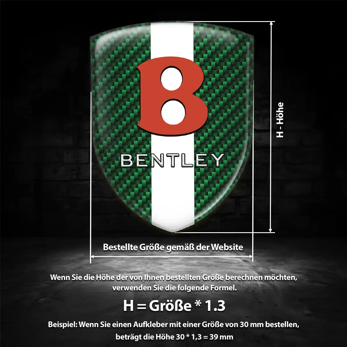 Bentley Emblem Höchste Qualität