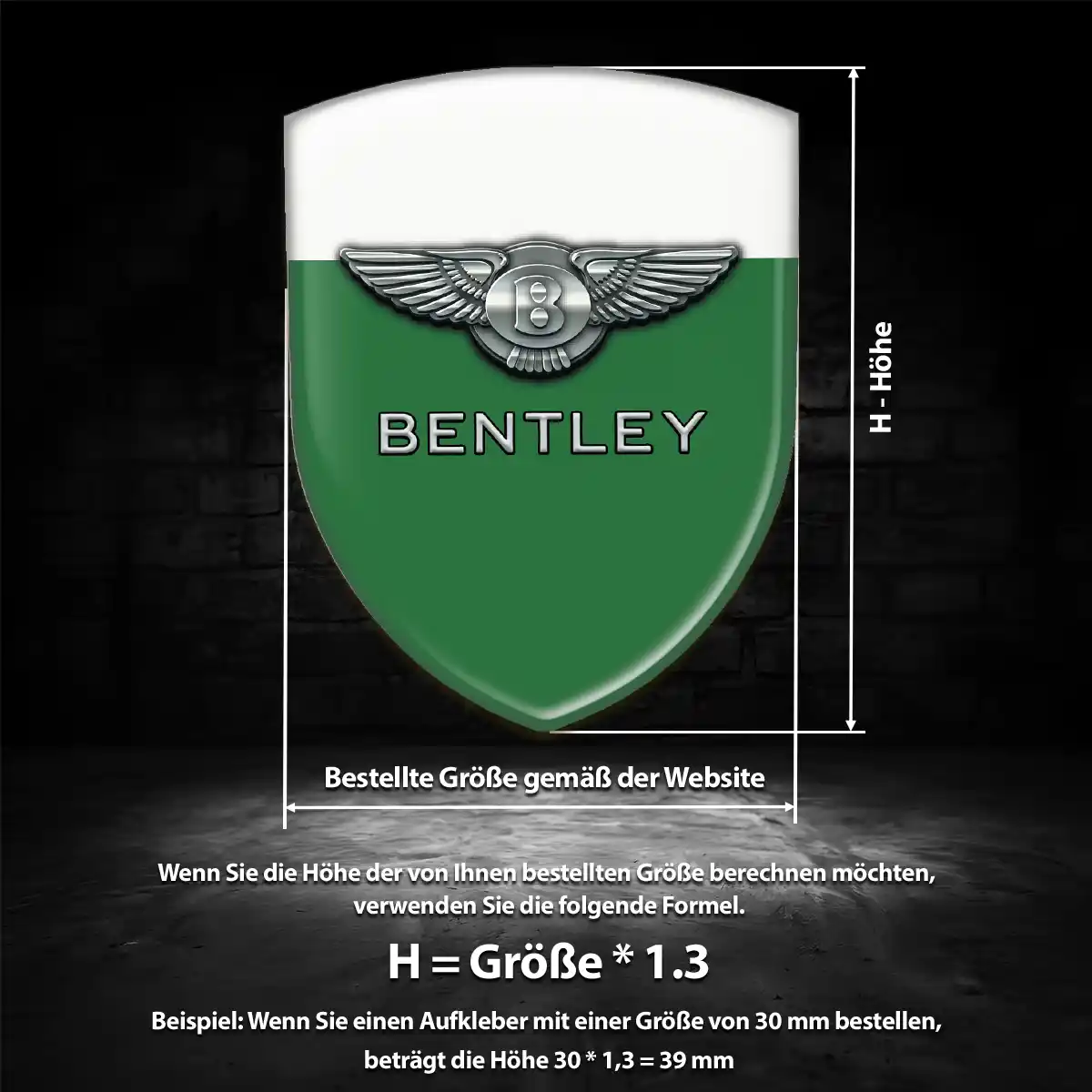 Bentley Emblem Limitierte Auflage