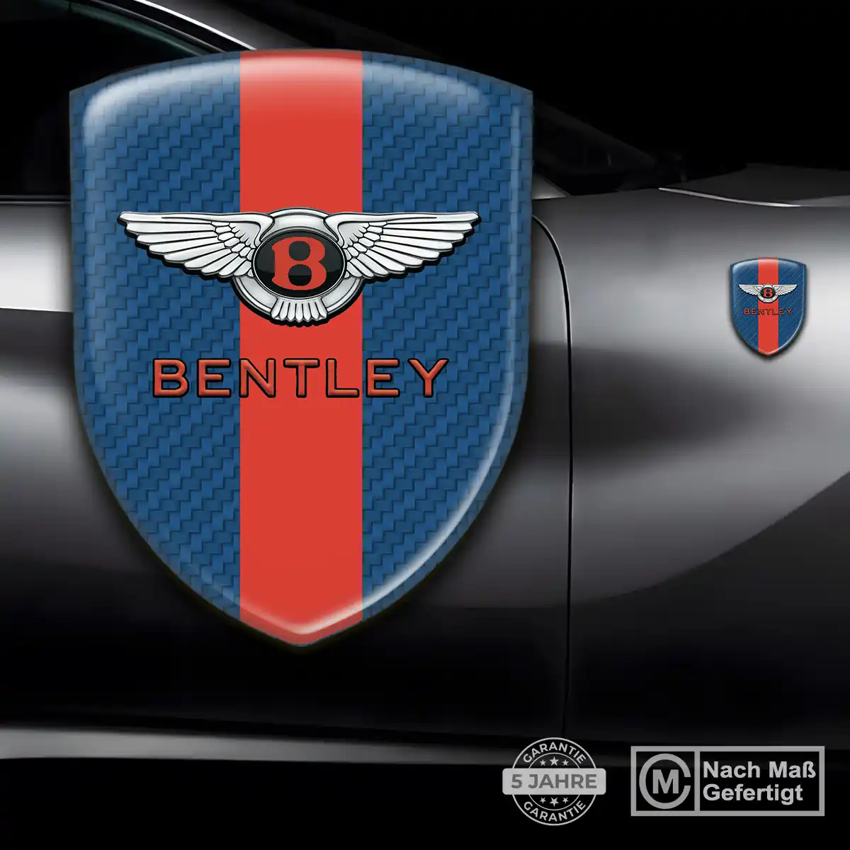 Bentley Emblem Wappen Aufkleber Auto Edles Design