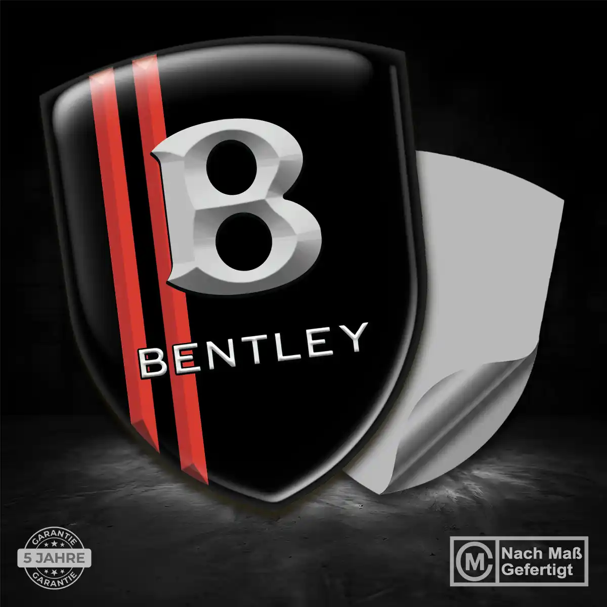 Bentley Emblem Wappen Aufkleber Auto Elegantes Design