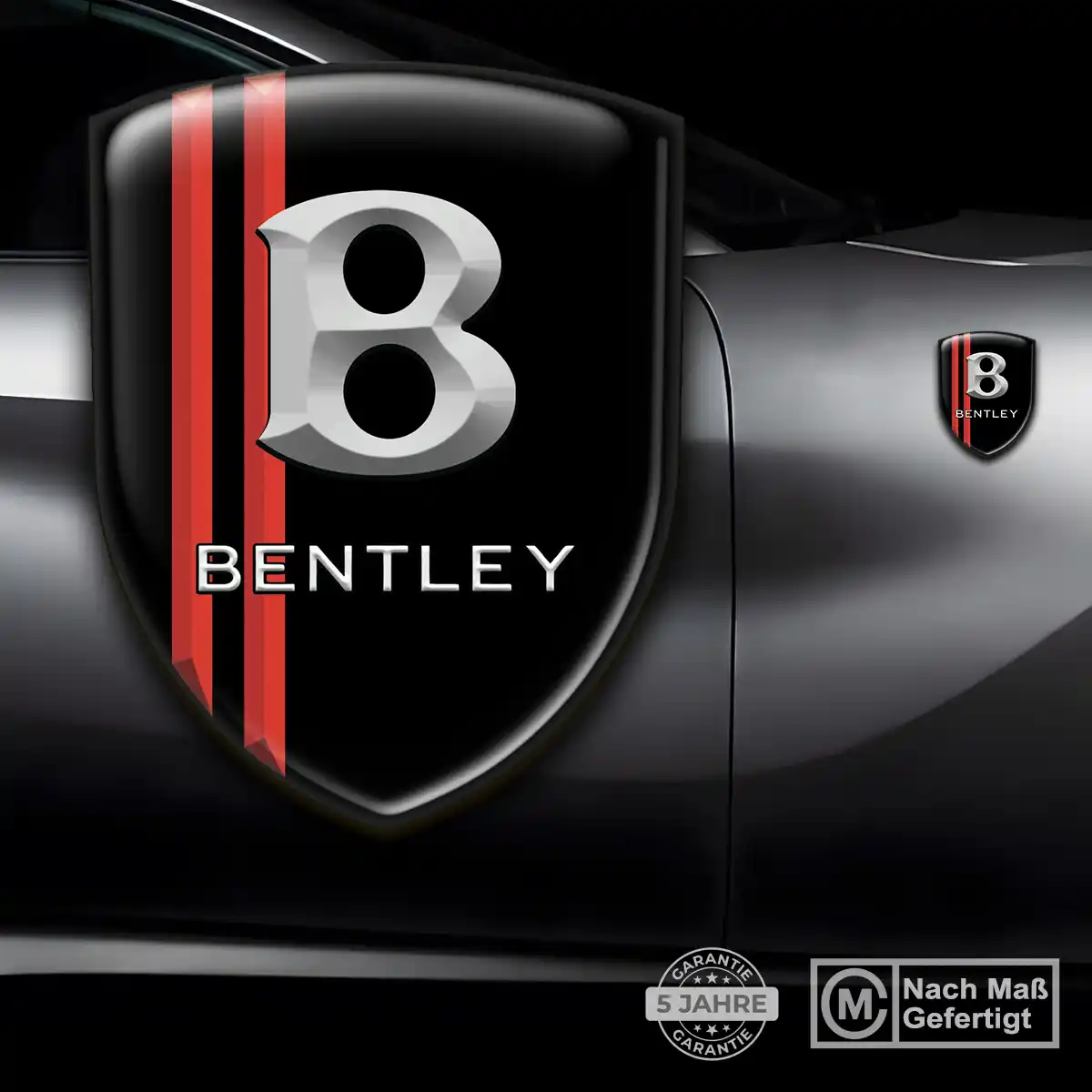 Bentley Emblem Wappen Aufkleber Auto Elegantes Design