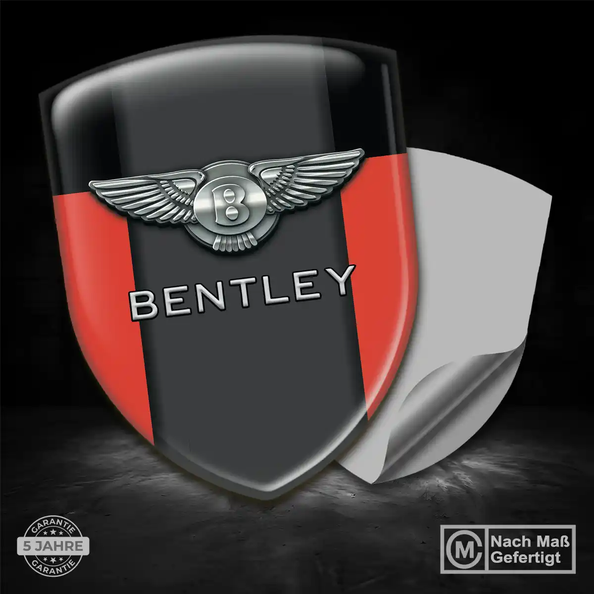 Bentley Emblem Wappen Aufkleber Auto Höchste Qualität