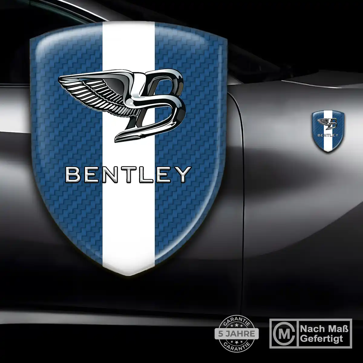 Bentley Emblem Wappen Aufkleber Auto Interieurdesign