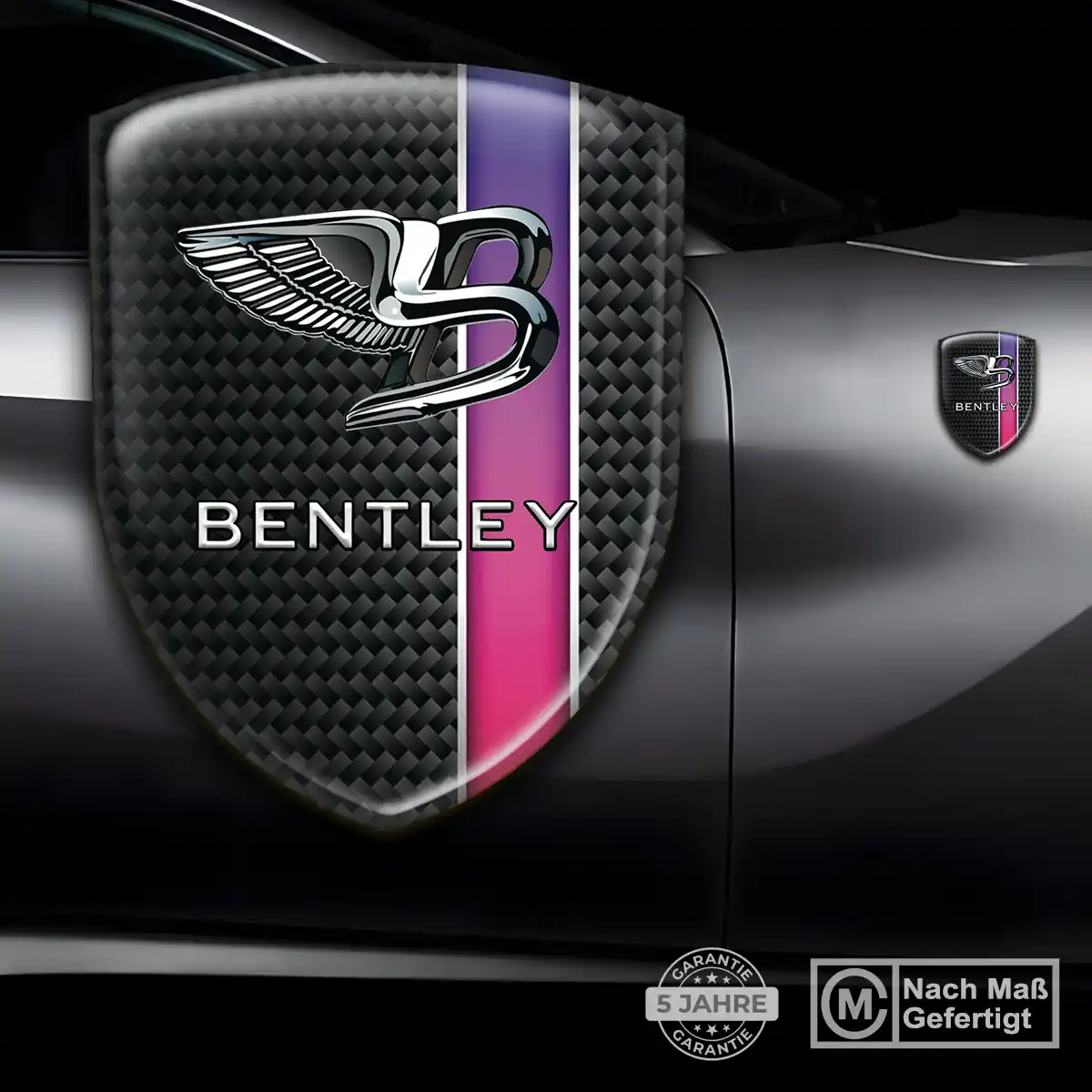 Bentley Emblem Wappen Aufkleber Auto Modernes Design