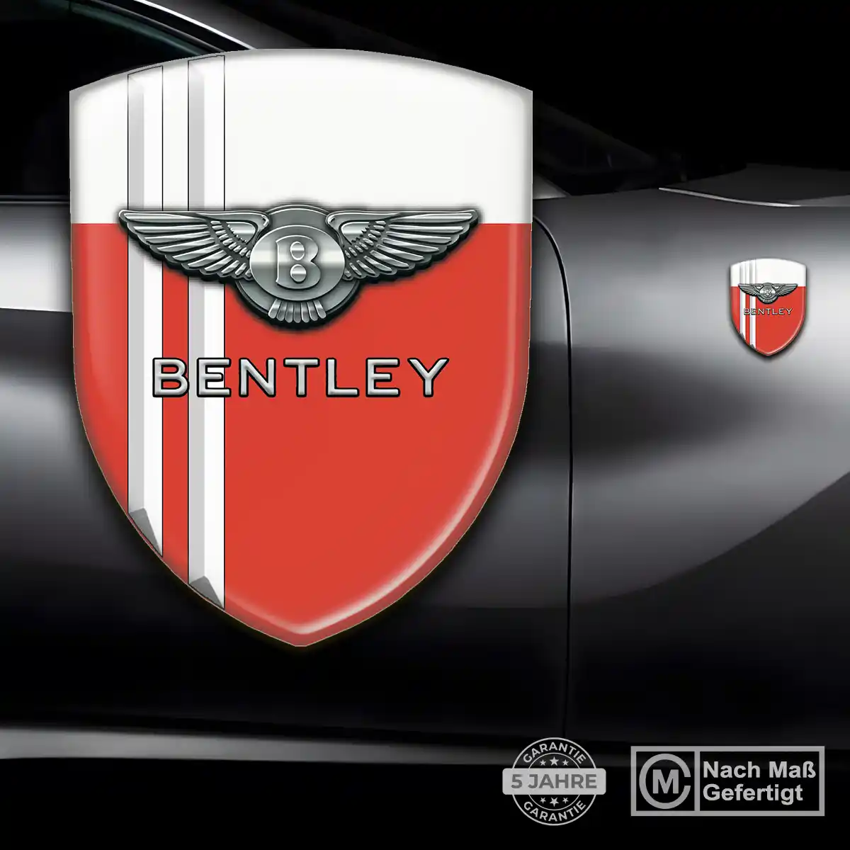 Bentley Emblem Wappen Aufkleber Auto Stilvolles Design