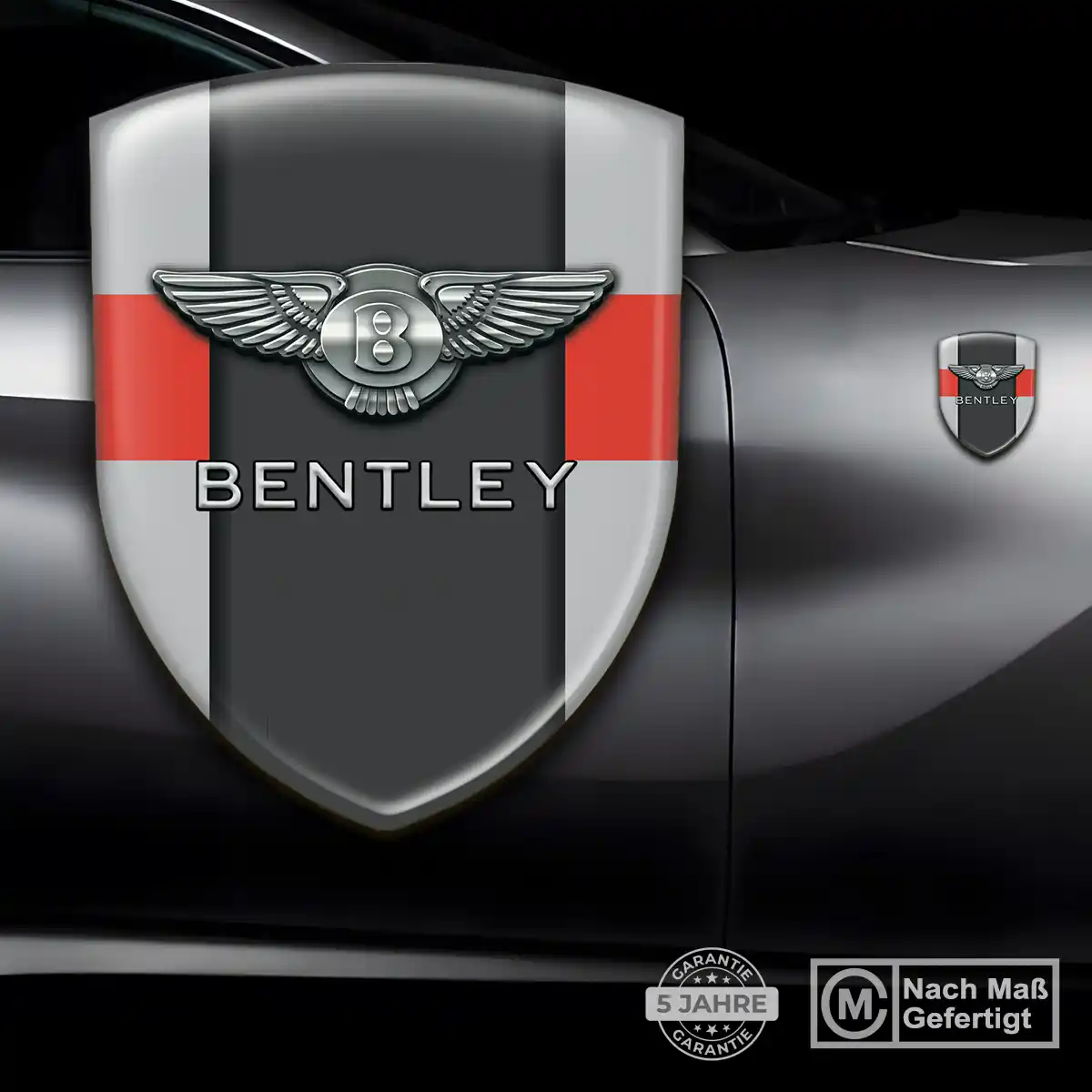 Bentley Emblem Wappen Aufkleber Auto Tuningfahrzeug