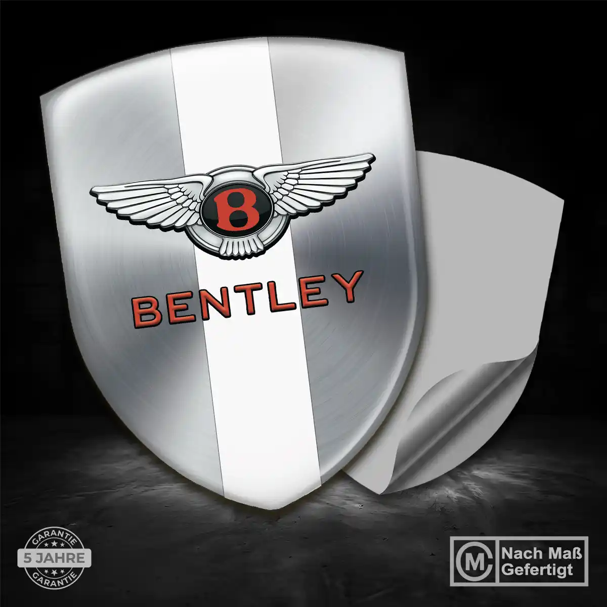 Bentley Emblem Wappen Aufkleber Elegantes Design