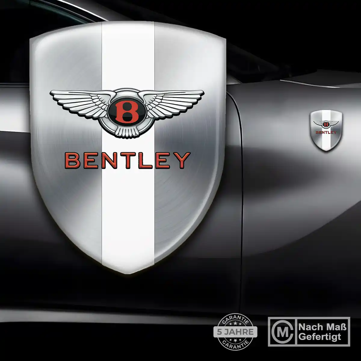 Bentley Emblem Wappen Aufkleber Elegantes Design