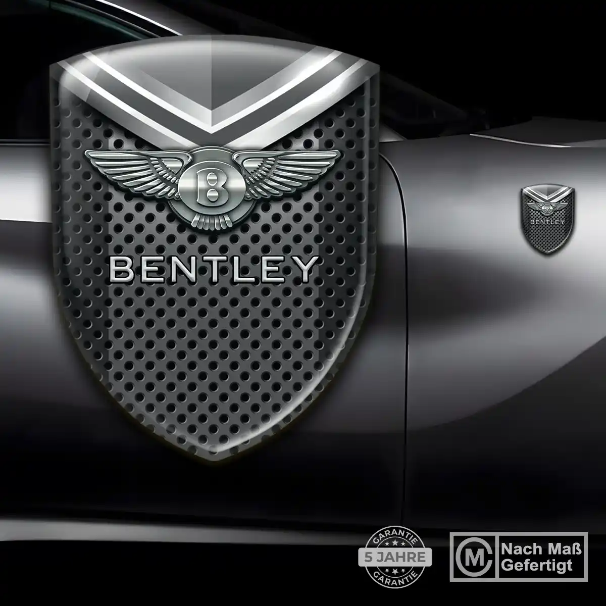 Bentley Emblem Wappen Aufkleber Hochwertiges Harz