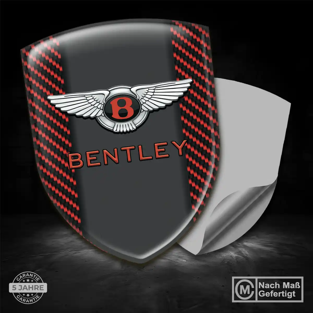 Bentley Emblem Wappen Aufkleber Hohe Qualität