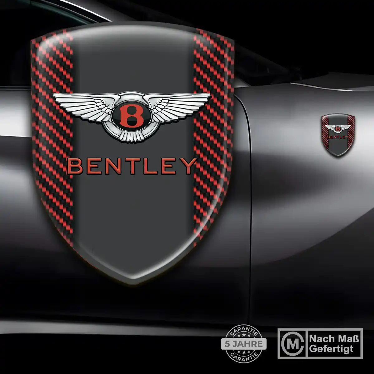 Bentley Emblem Wappen Aufkleber Hohe Qualität
