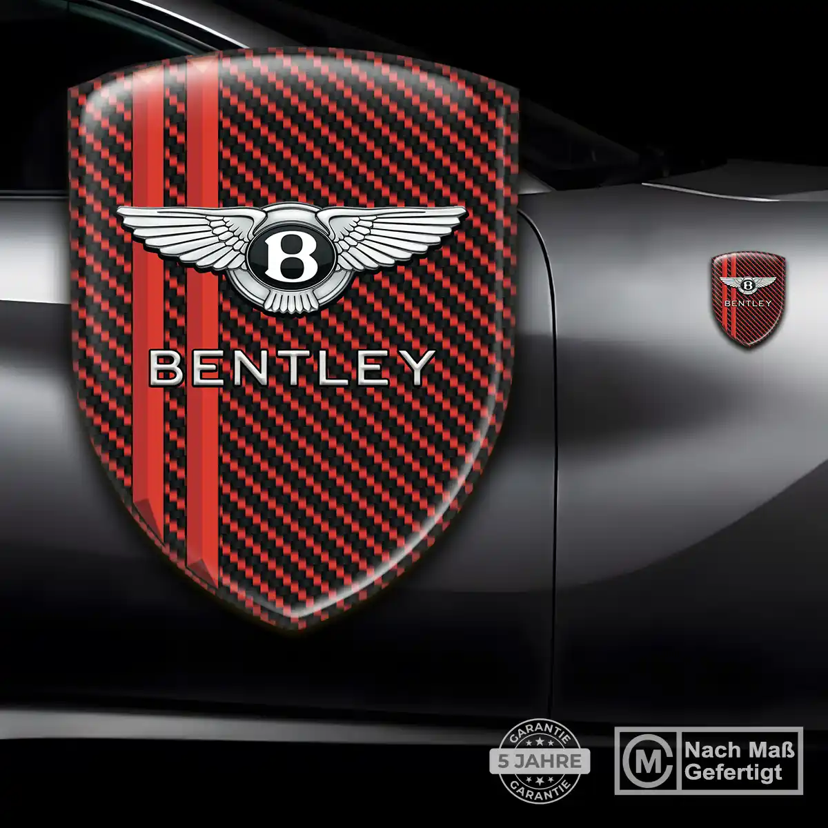 Bentley Emblem Wappen Aufkleber Limitierte Auflage