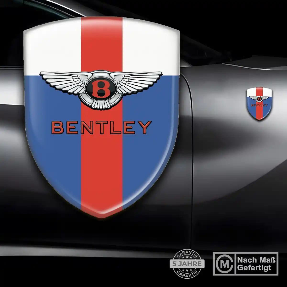 Bentley Emblem Wappen Aufkleber Modernes Design
