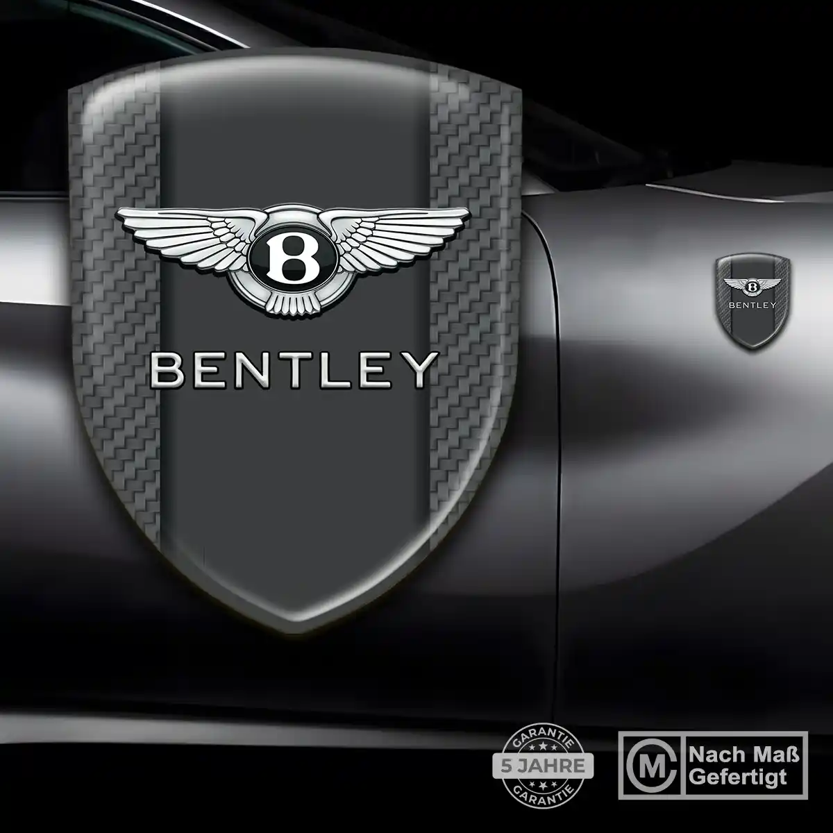 Bentley Emblem Wappen Ausdrucksstarkes Design