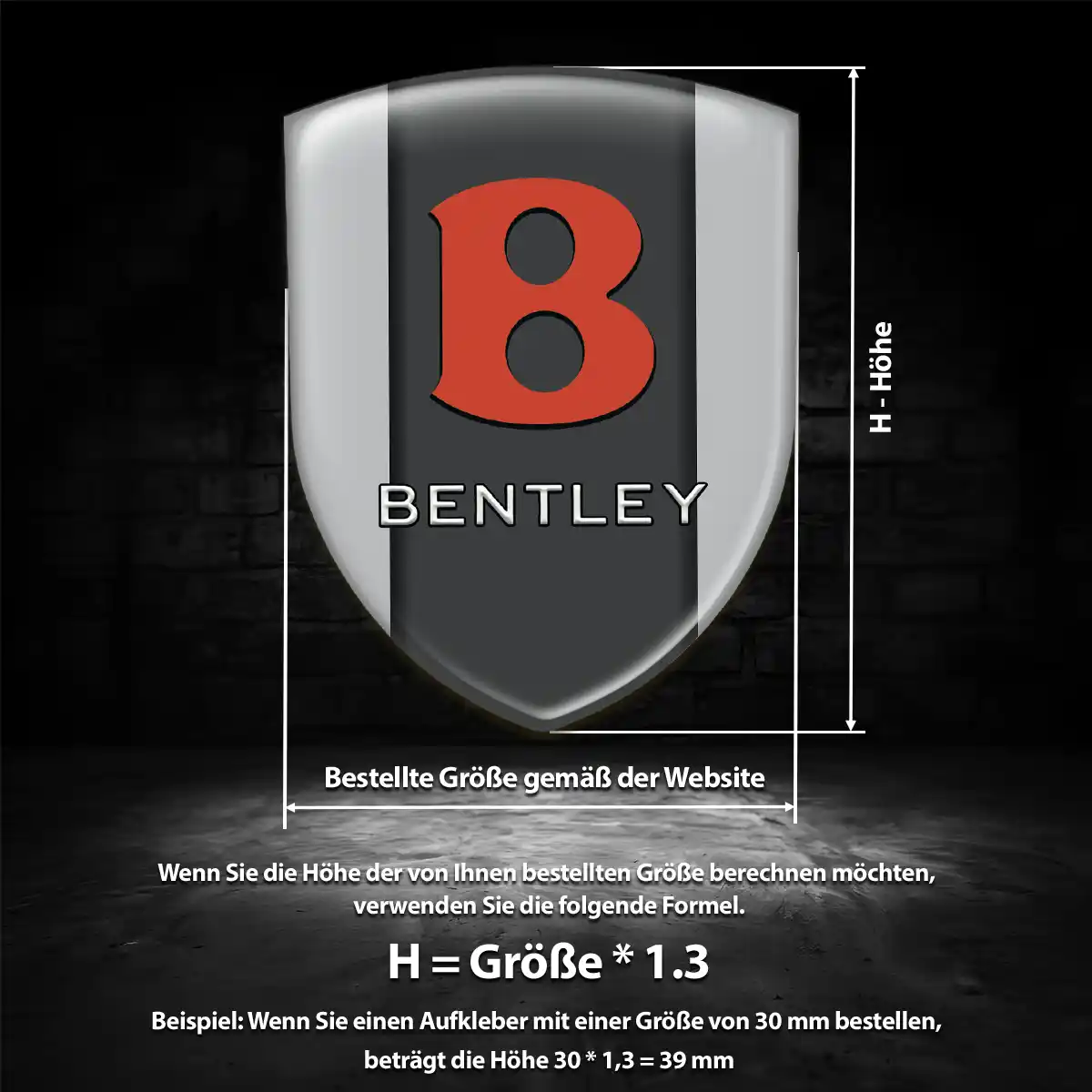 Bentley Emblem Wappen Auto Anspruchsvolles Design