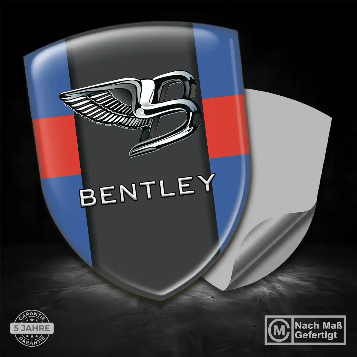 Bentley Emblem Wappen Auto Ausdrucksstarkes Design