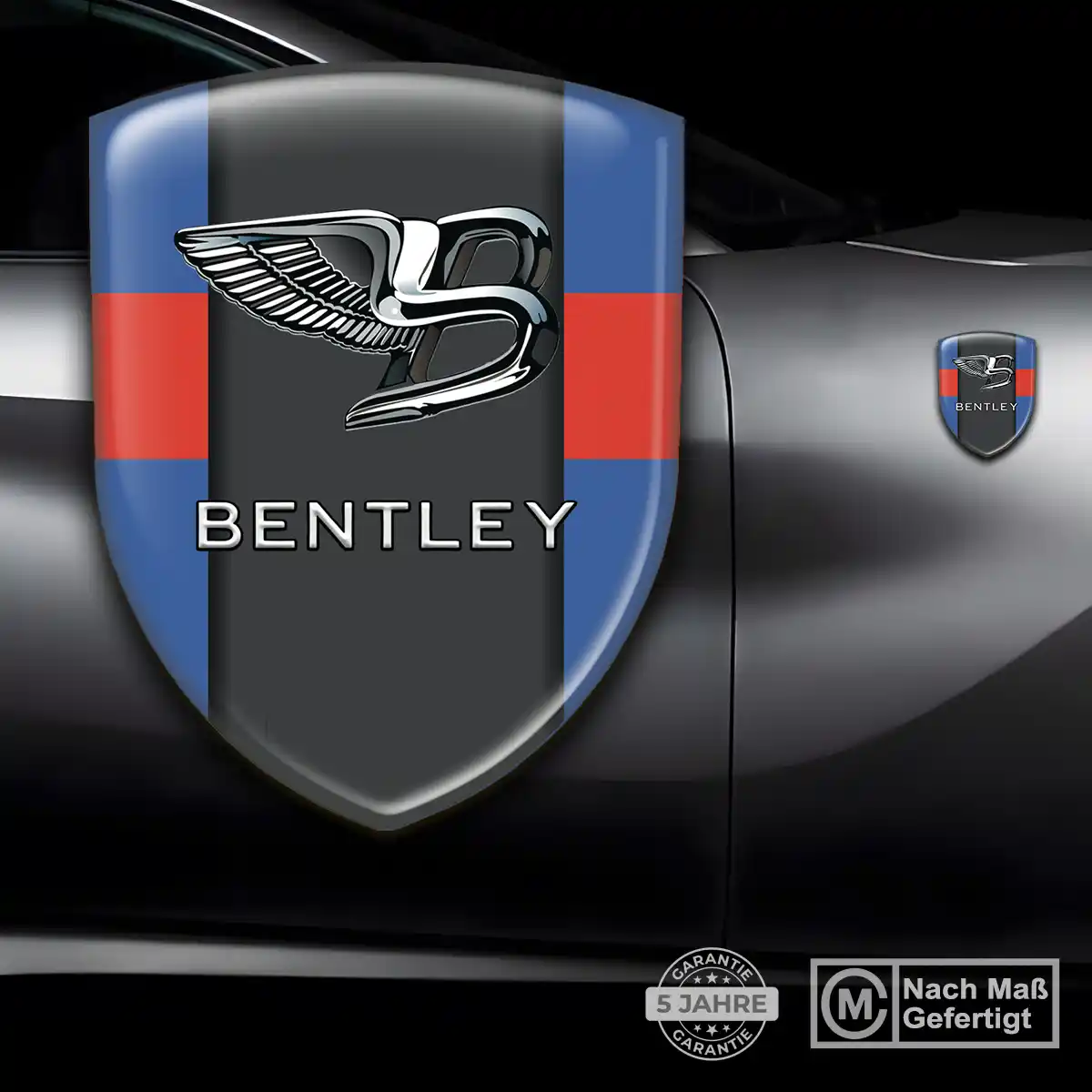 Bentley Emblem Wappen Auto Ausdrucksstarkes Design