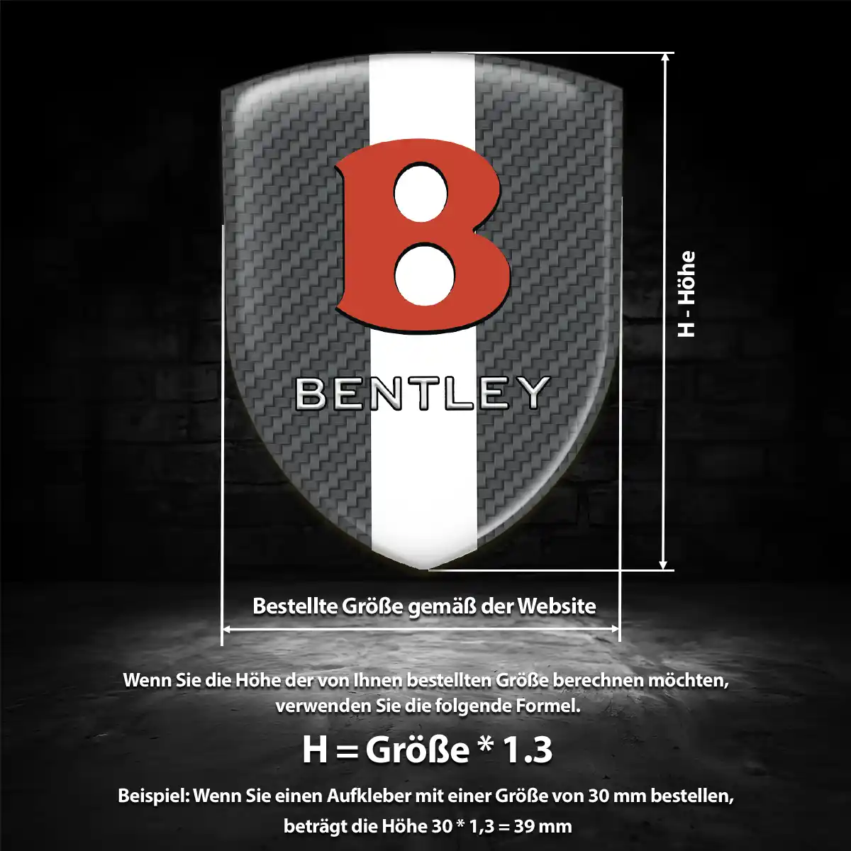 Bentley Emblem Wappen Auto Modernes Design