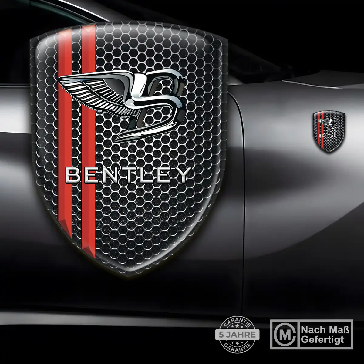 Bentley Emblem Wappen Interieurdesign