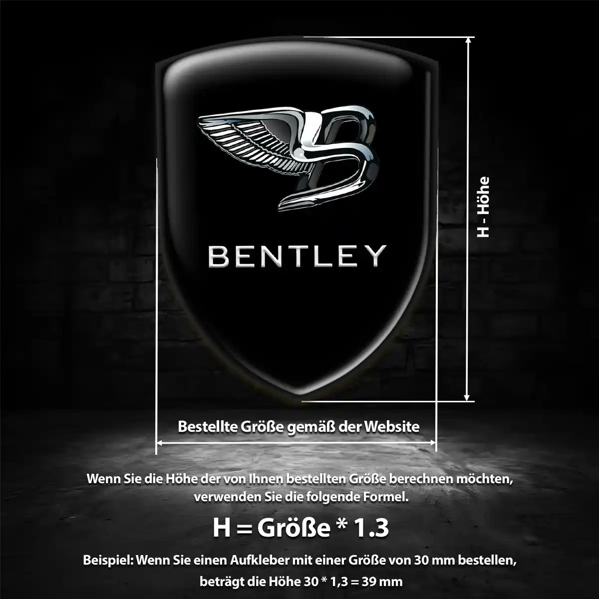 Bentley Emblem Wappen Markenedition