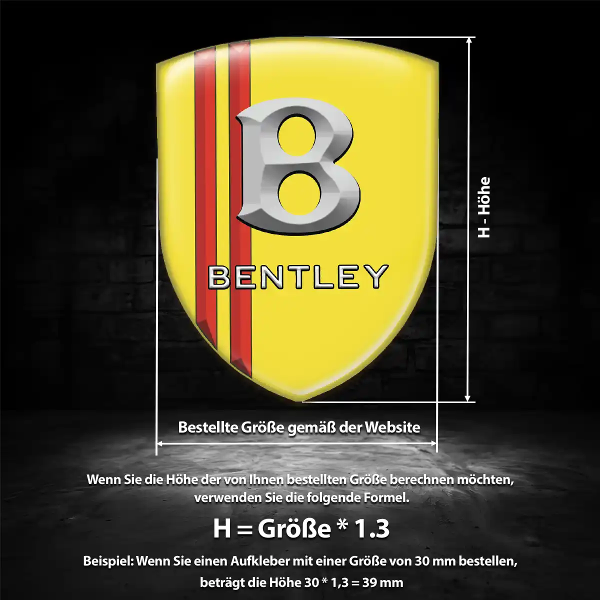 Bentley Embleme Ausdrucksstarkes Design