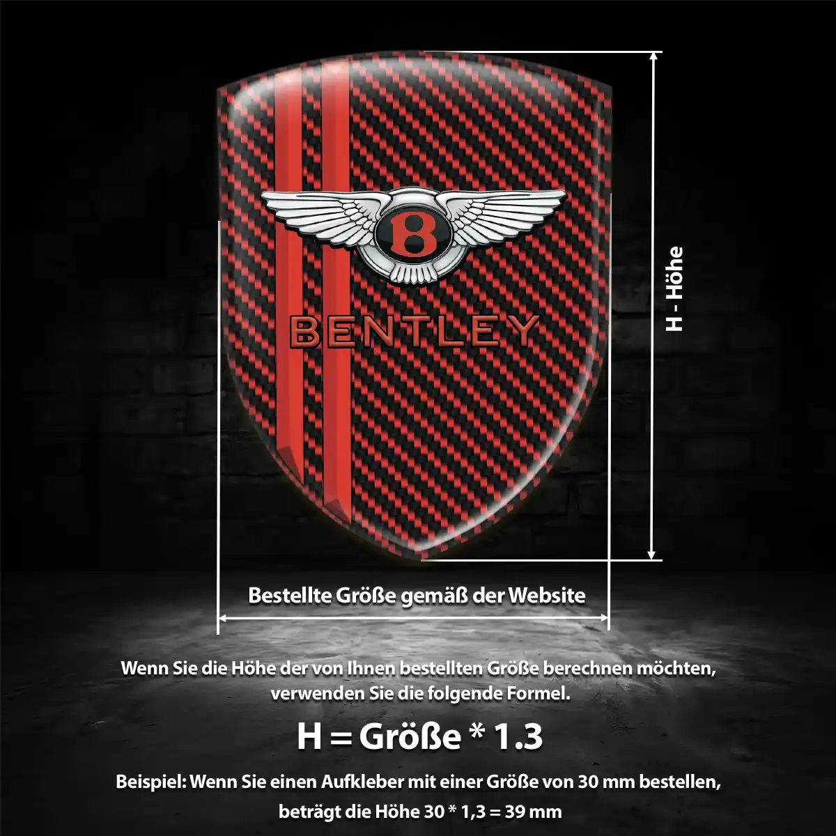 Bentley Embleme Auto Limitierte Auflage