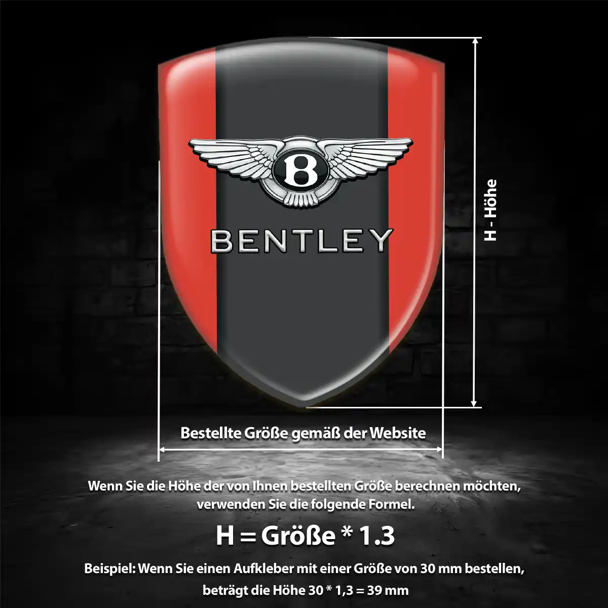 Bentley Embleme Auto Spitzenqualität