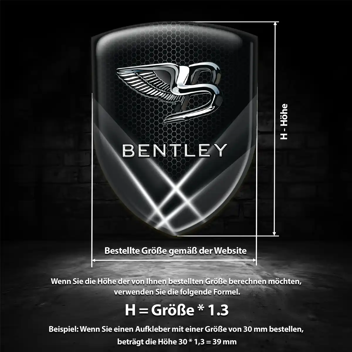 Bentley Embleme Elegantes Design