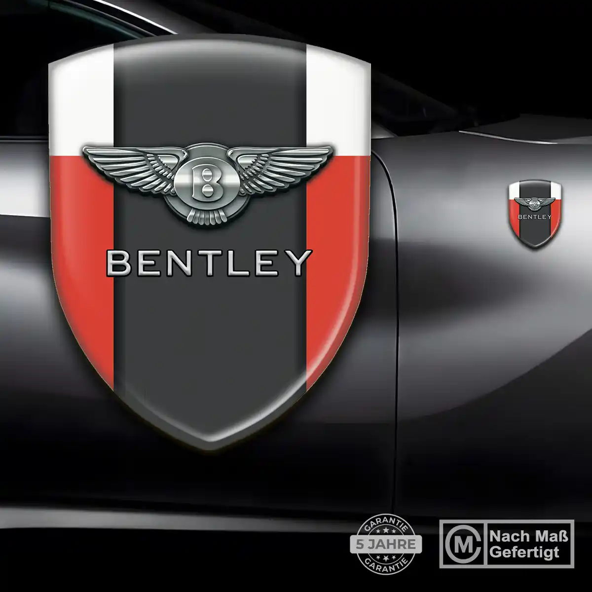 Bentley Embleme Silikon Aufkleber Anspruchsvolles Design