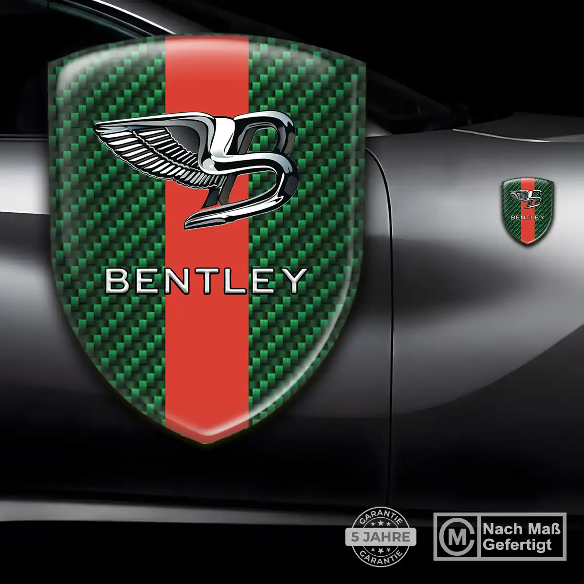 Bentley Embleme Silikon Aufkleber Ausdrucksstarkes Design