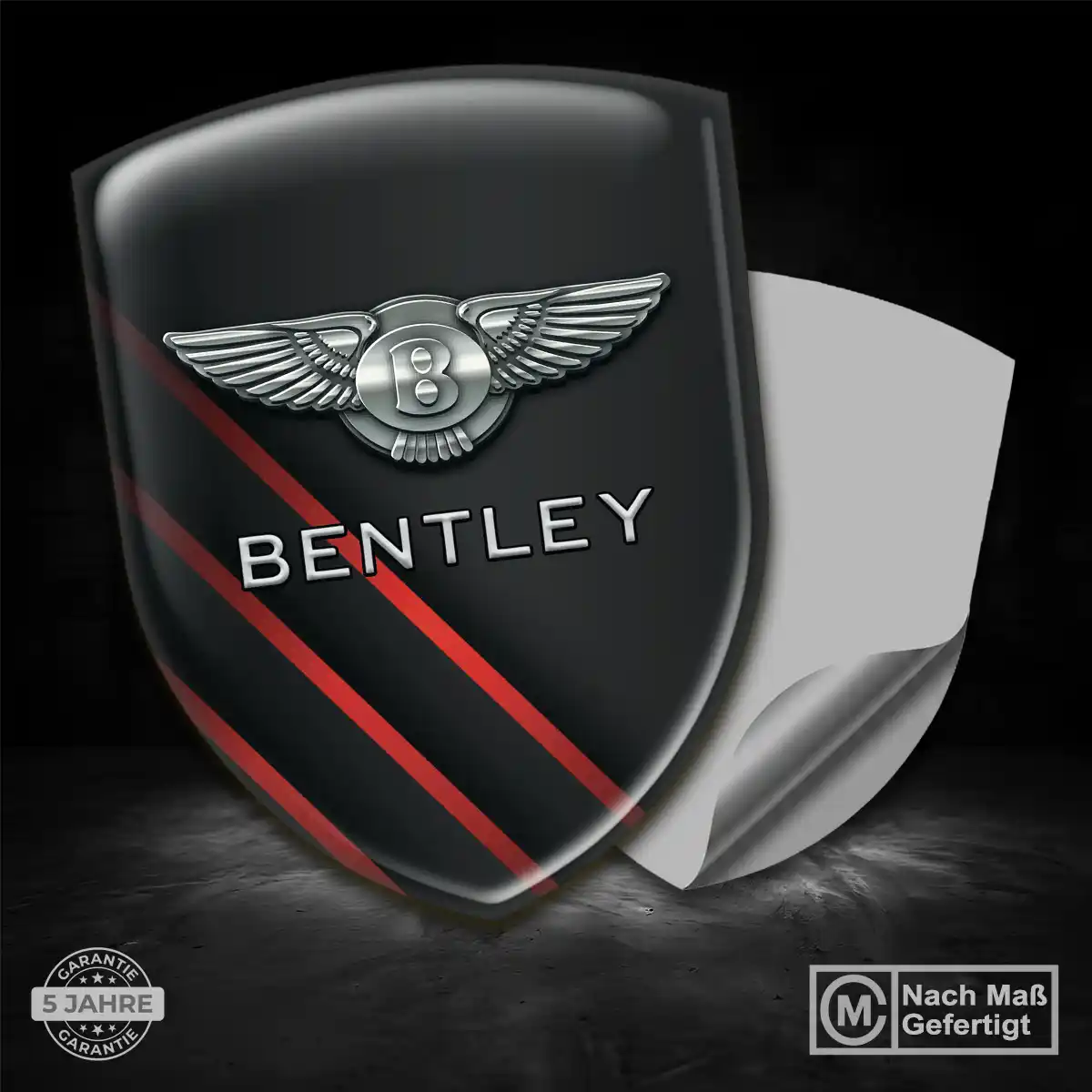 Bentley Embleme Silikon Aufkleber Auto Exterieurdesign