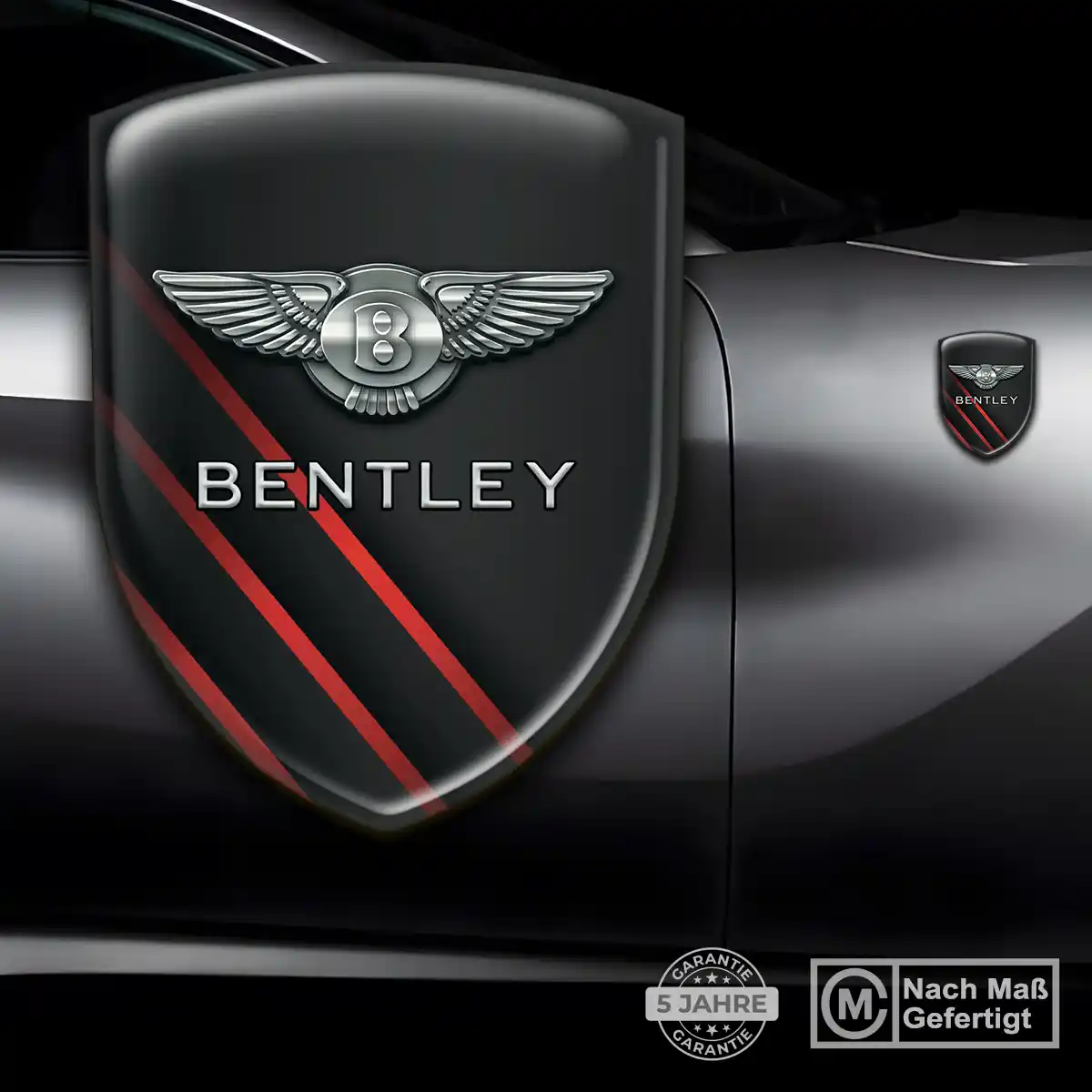 Bentley Embleme Silikon Aufkleber Auto Exterieurdesign