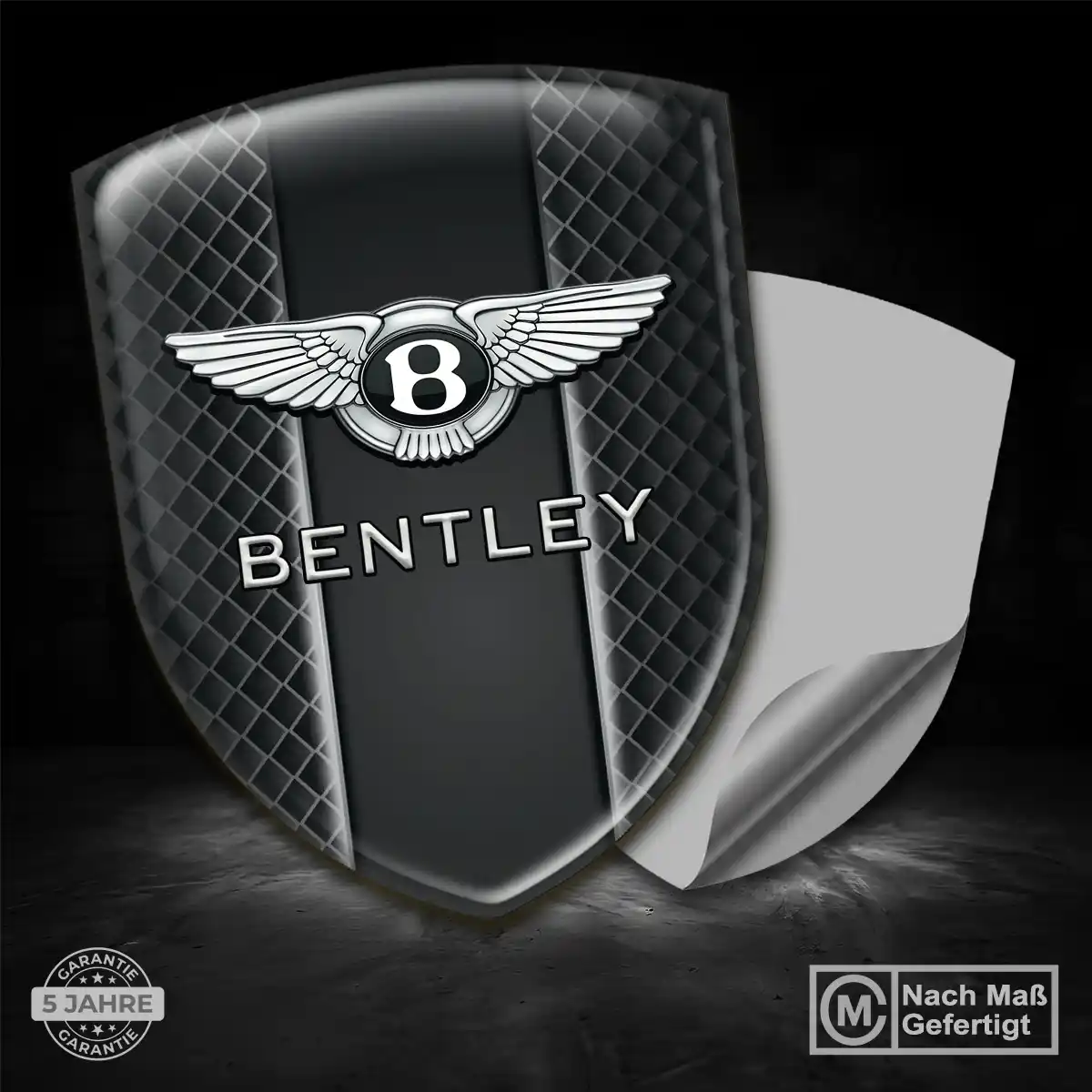 Bentley Embleme Silikon Aufkleber Auto Limitierte Auflage