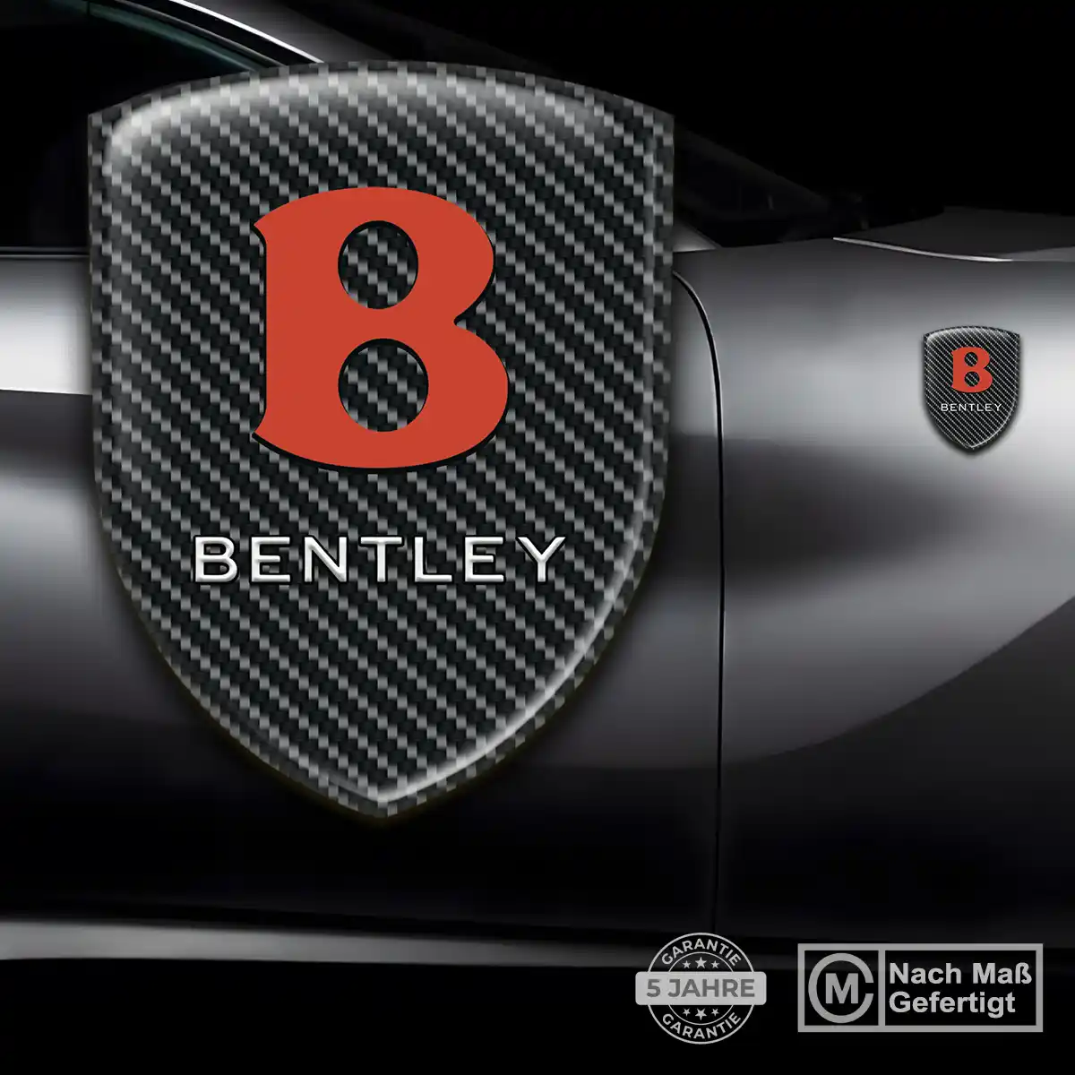 Bentley Embleme Silikon Aufkleber Auto Markenedition