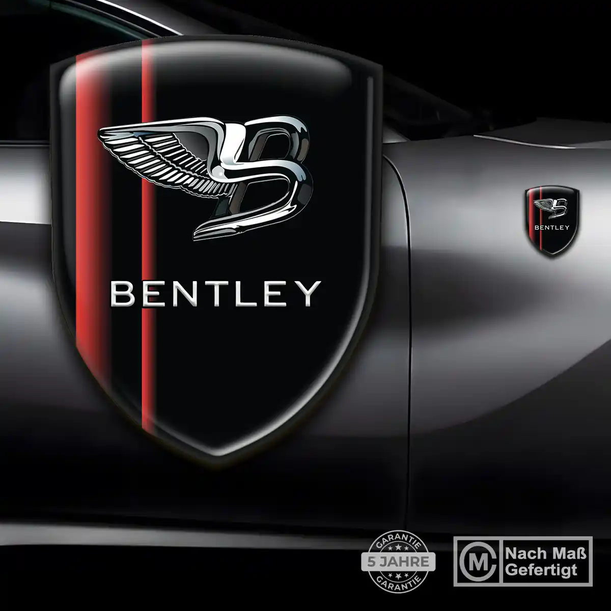 Bentley Embleme Silikon Aufkleber Auto Premium-Edition