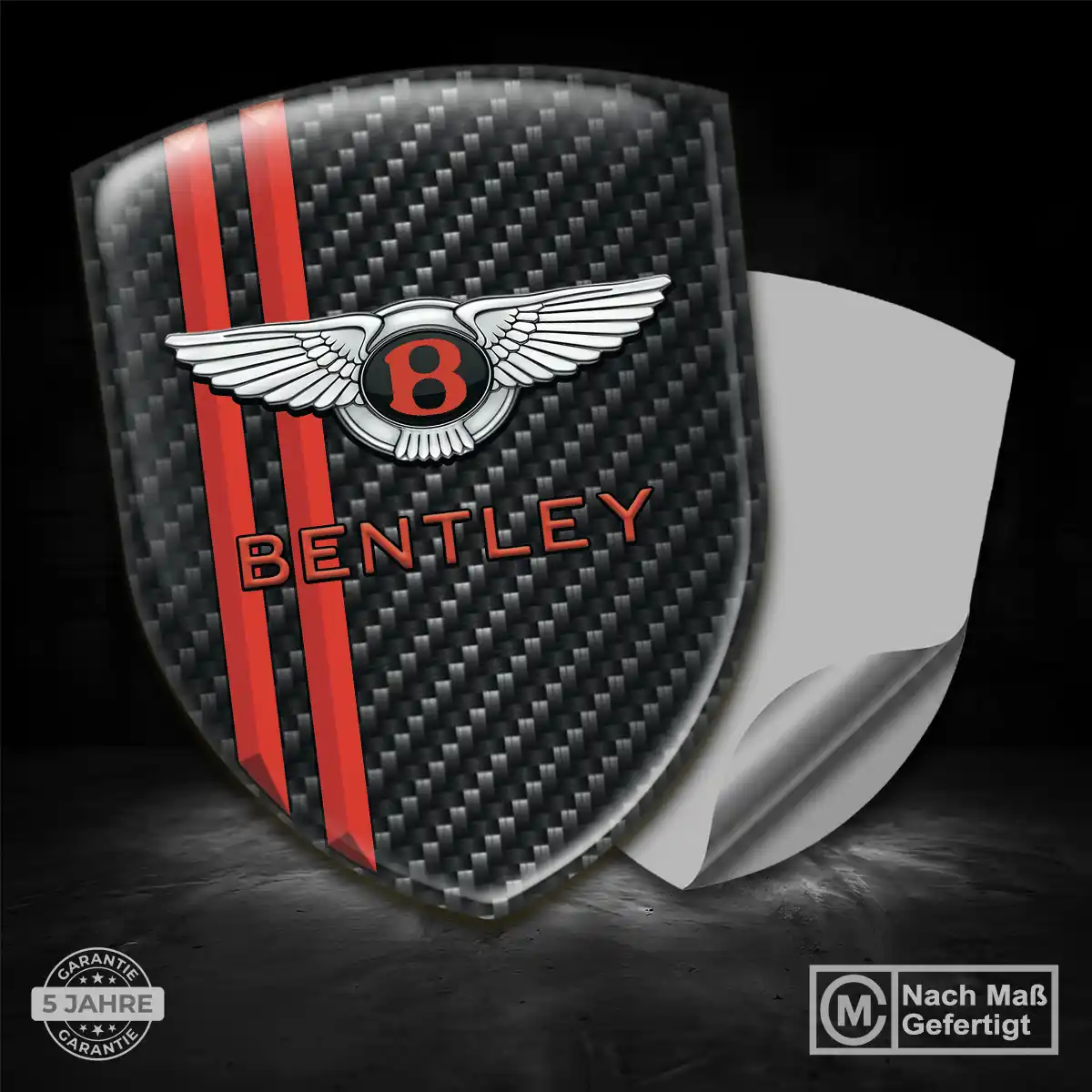 Bentley Embleme Silikon Aufkleber Auto Stilvolles Design