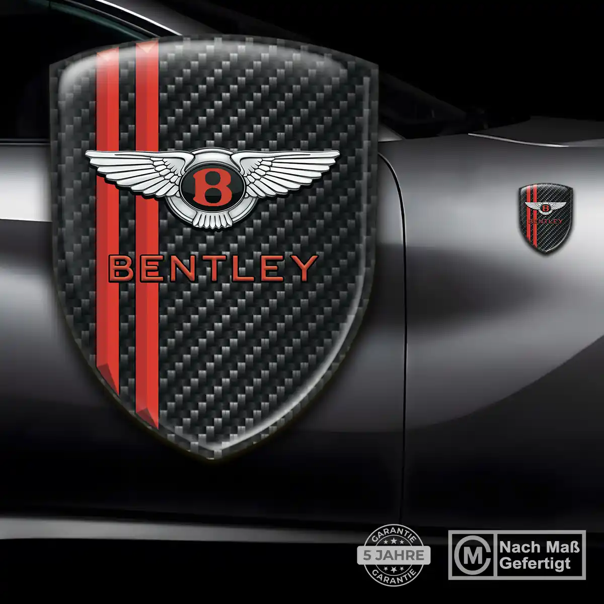 Bentley Embleme Silikon Aufkleber Auto Stilvolles Design