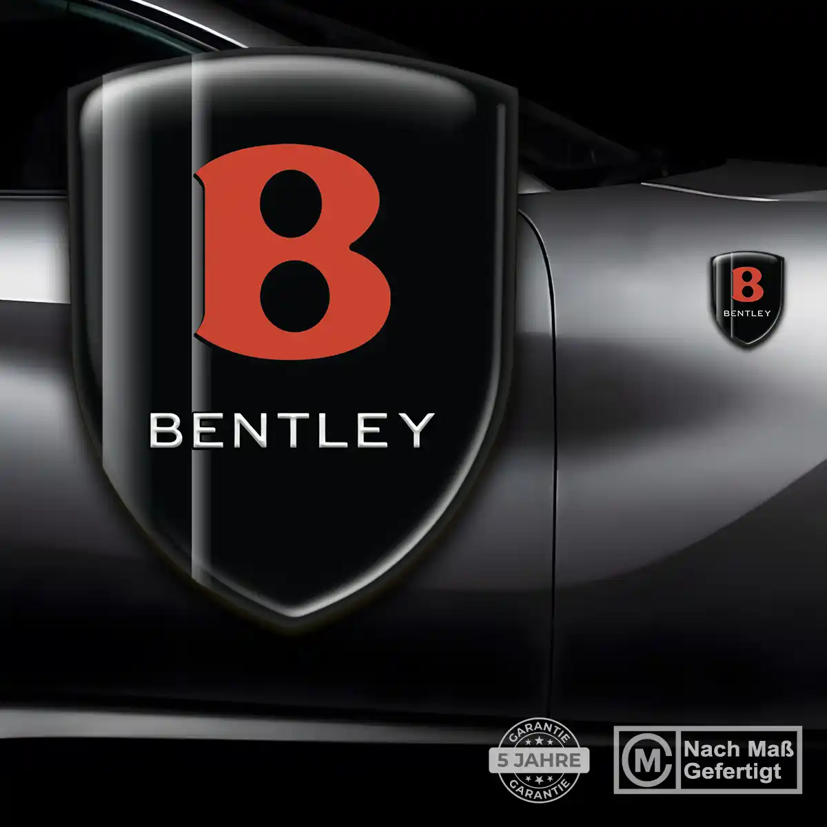 Bentley Embleme Silikon Aufkleber Auto Tuningfahrzeug