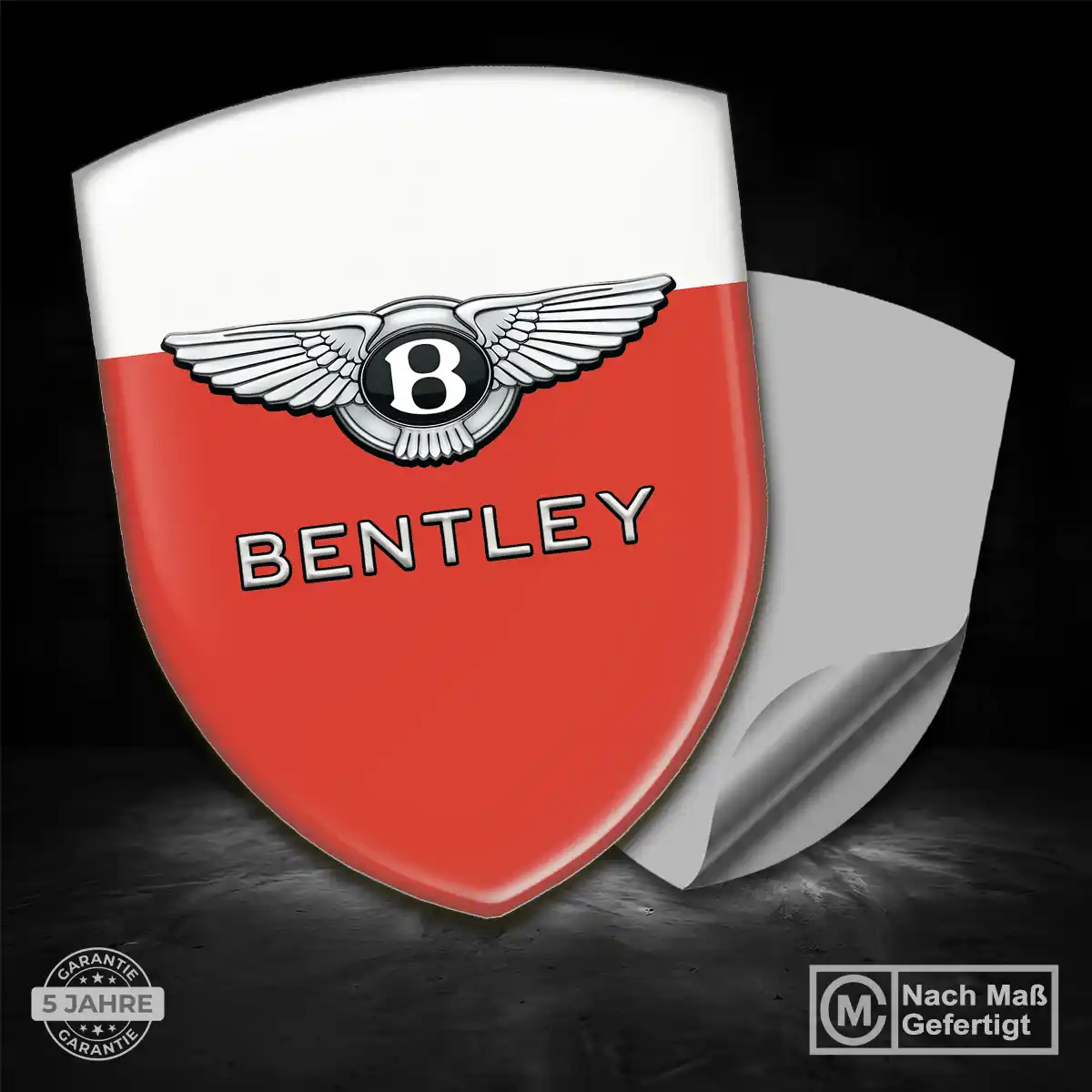 Bentley Embleme Silikon Aufkleber Edles Design