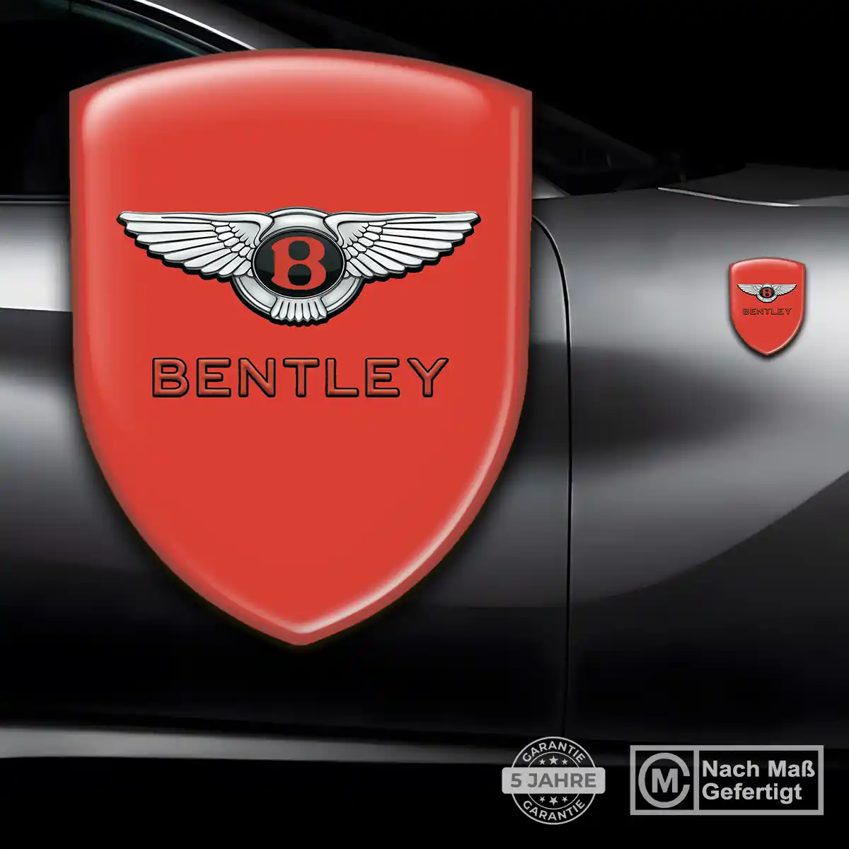 Bentley Embleme Silikon Aufkleber Elegantes Design