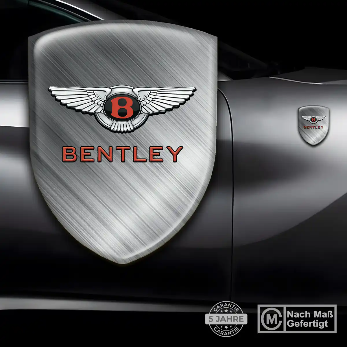 Bentley Embleme Silikon Aufkleber Hochwertiges Harz