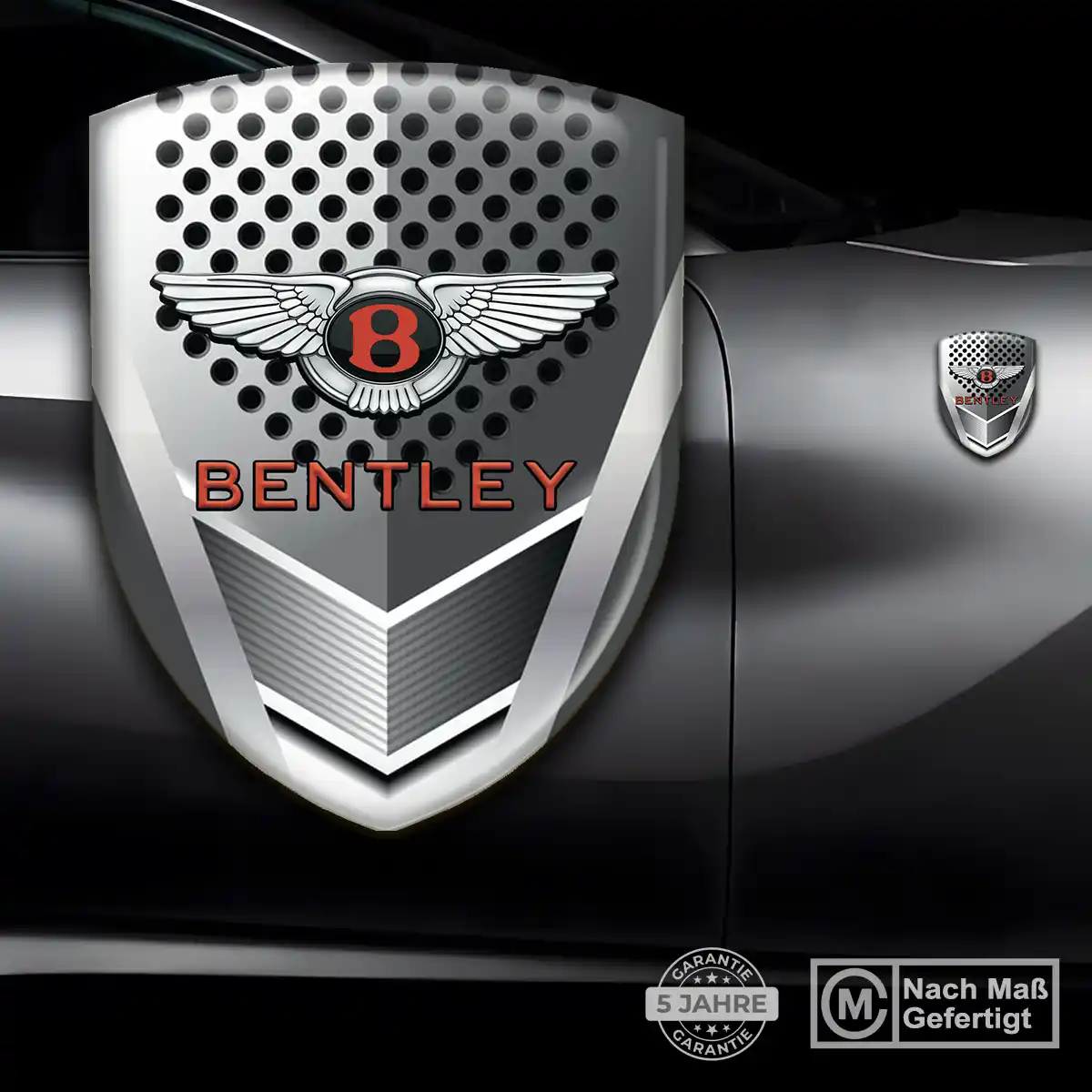 Bentley Embleme Silikon Aufkleber Limitierte Auflage