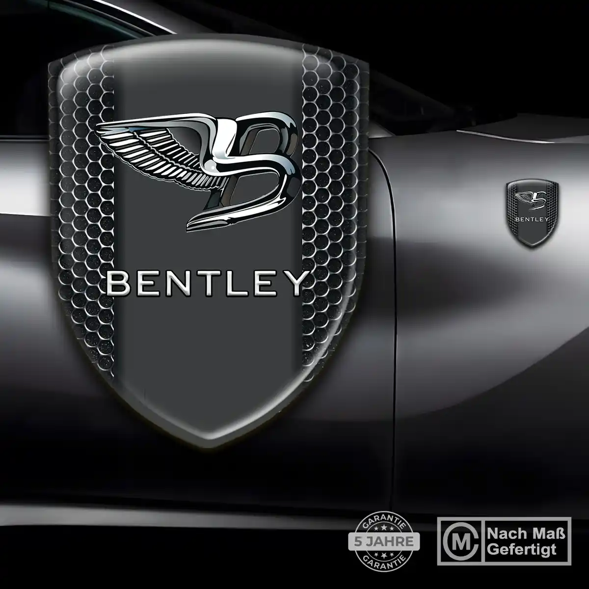 Bentley Embleme Silikon Aufkleber Markenedition