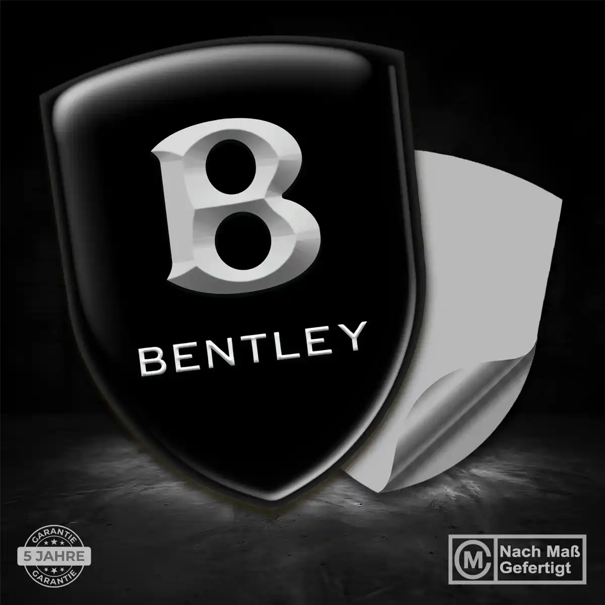 Bentley Embleme Silikon Aufkleber Premium-Edition