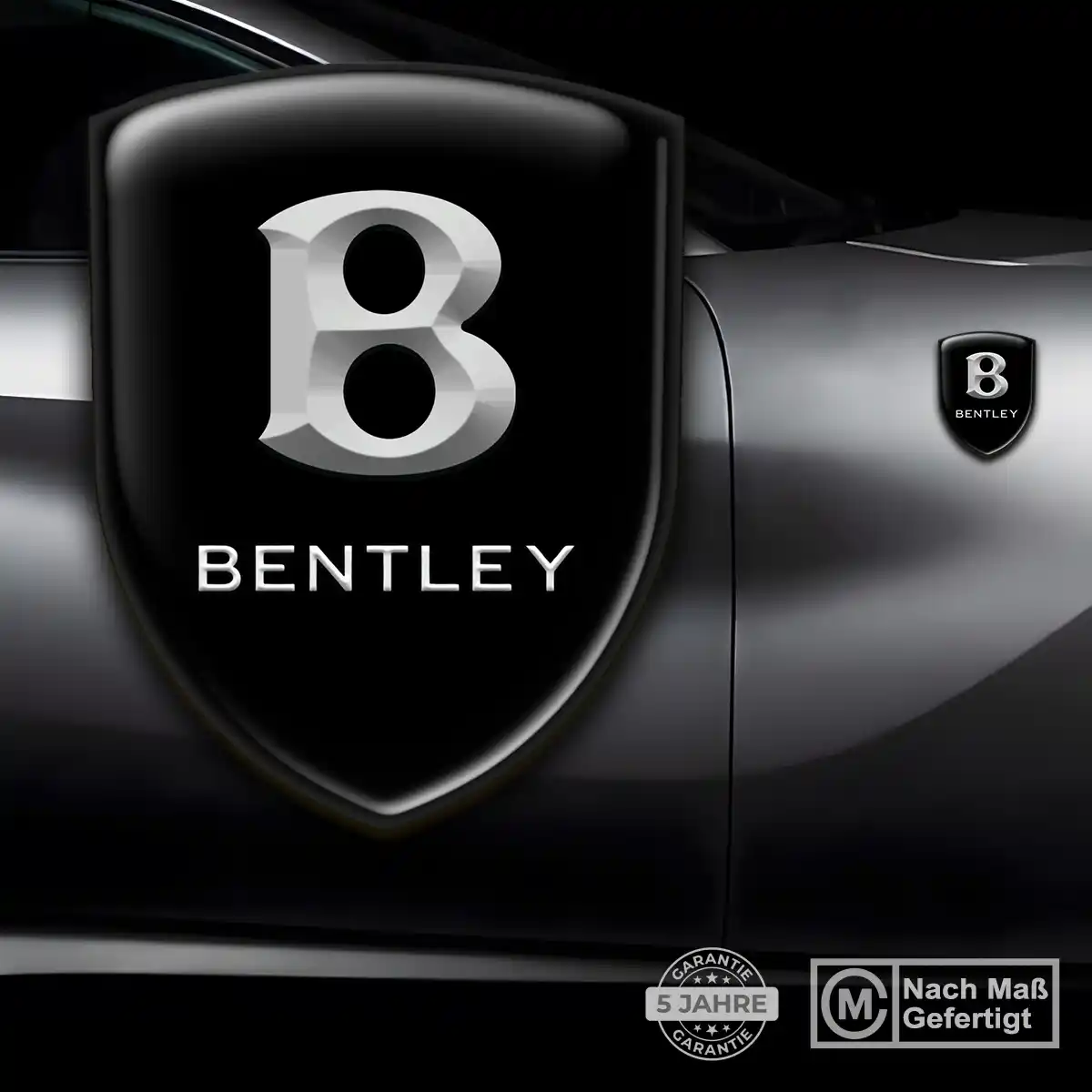 Bentley Embleme Silikon Aufkleber Premium-Edition