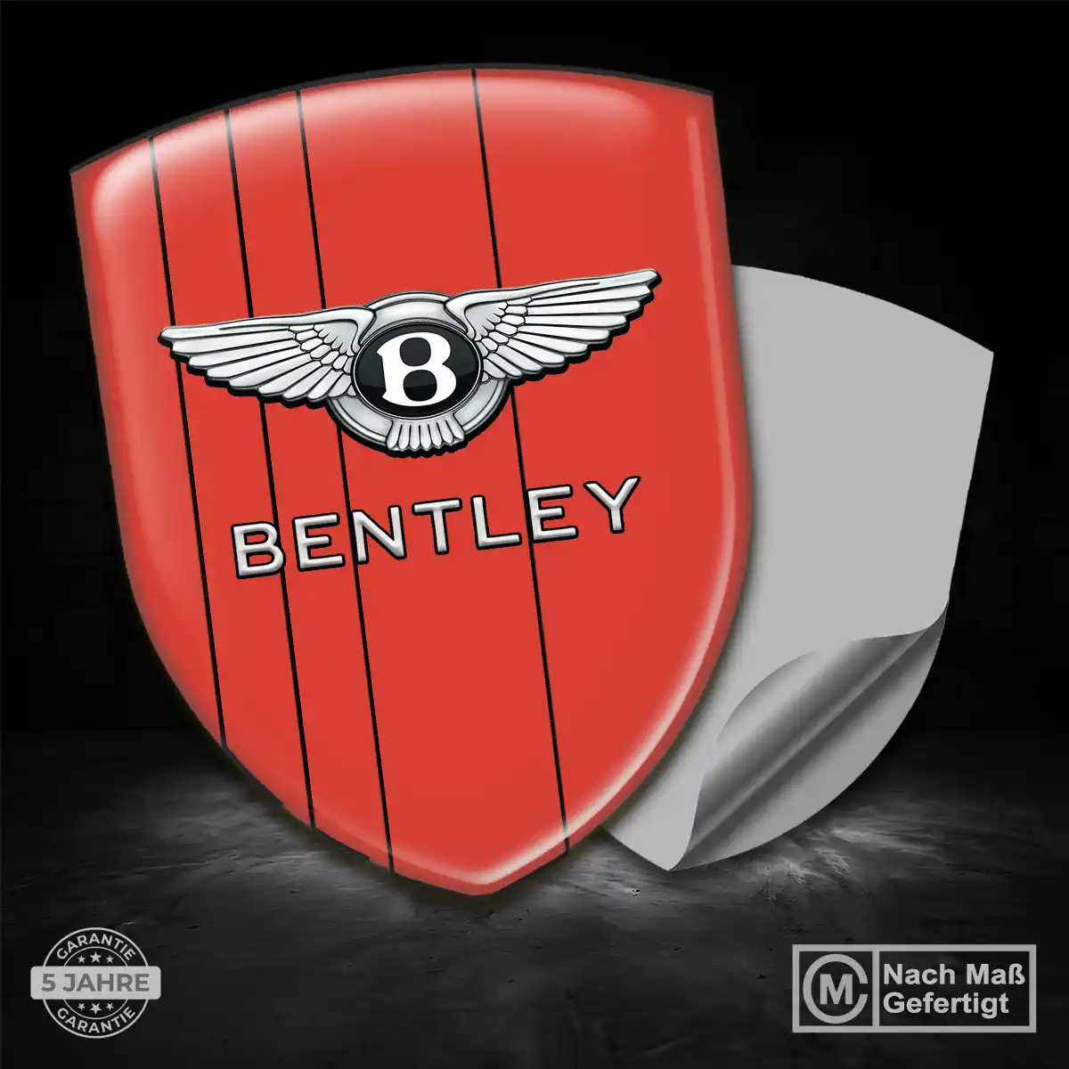 Bentley Embleme Silikon Aufkleber Premiumqualität