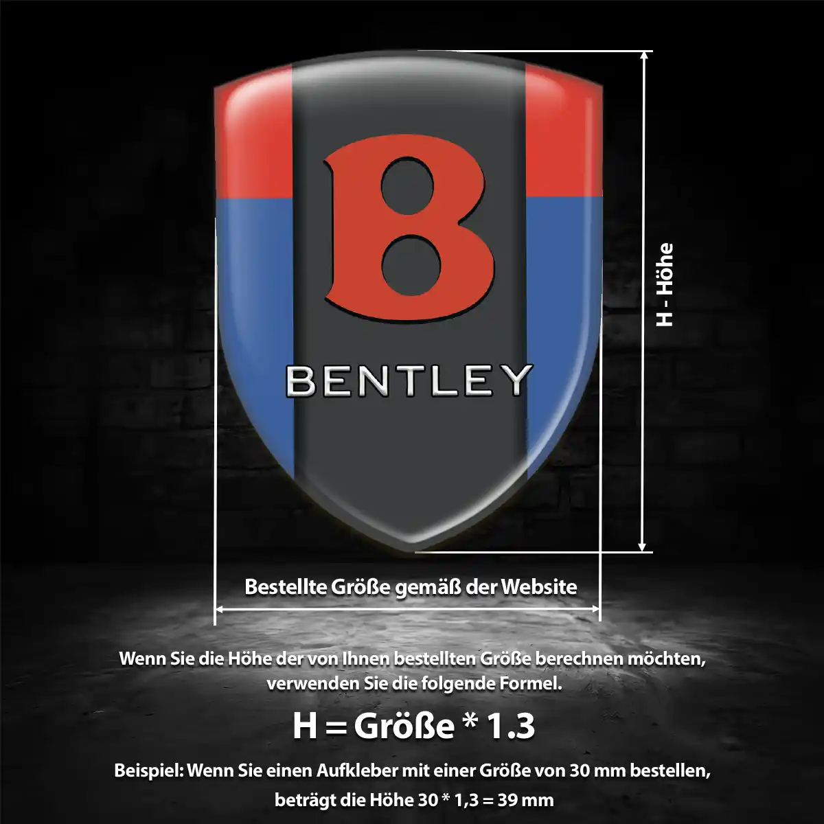Bentley Embleme Stilvolles Design