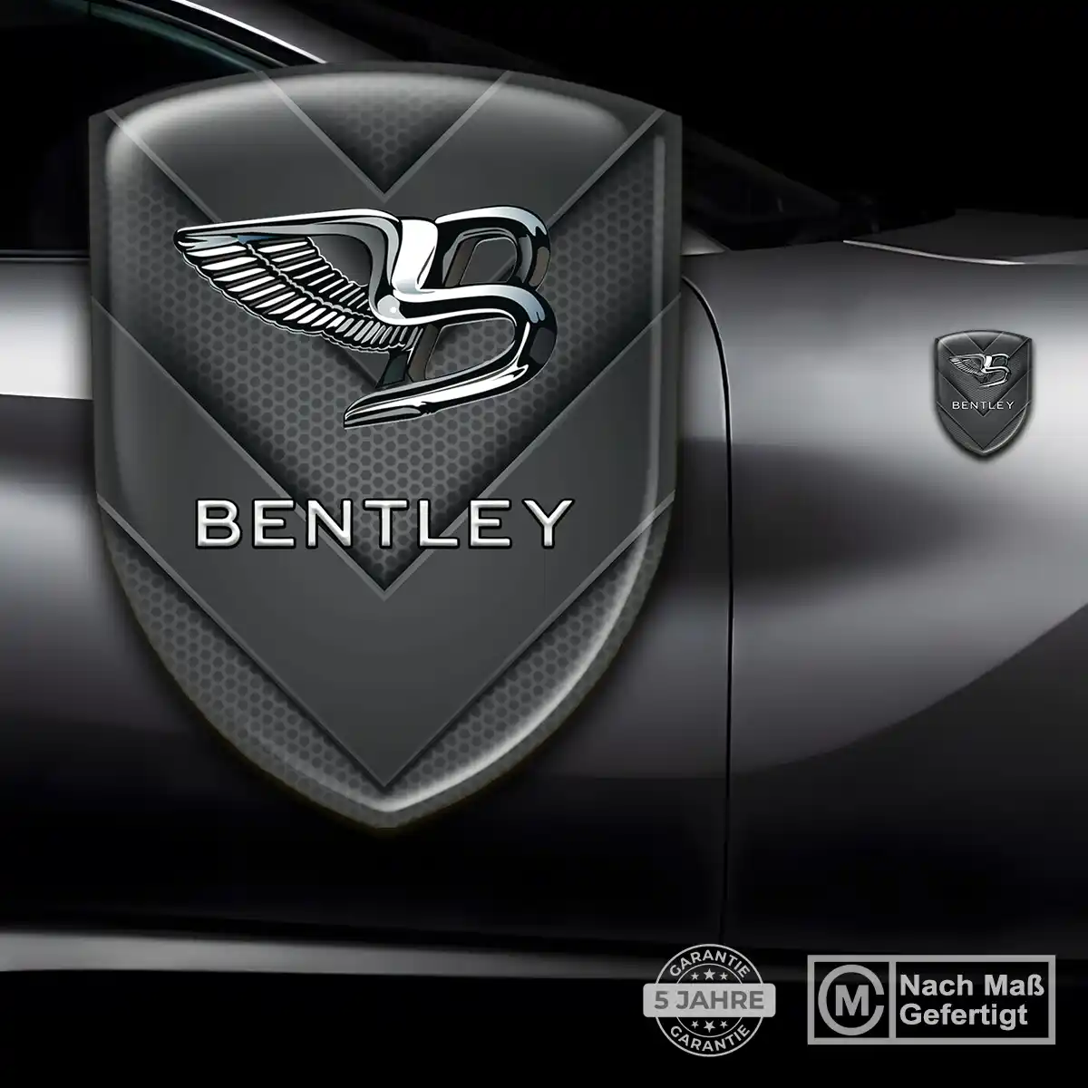 Bentley Silikon Aufkleber Auto Ausdrucksstarkes Design